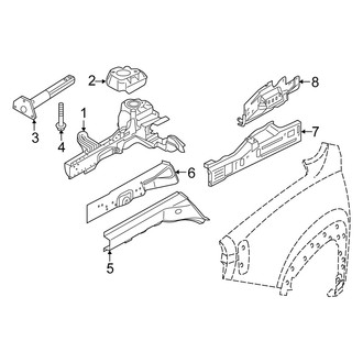 Fiat OE - Fender - Rails & Components