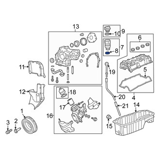 Fiat OE - Engine Oil Filler Cap O-Ring