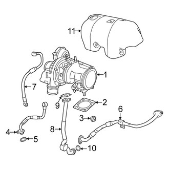 Fiat OE - Engine / Transaxle - Turbocharger & Components (1.4L)