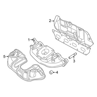 Fiat OE - Exhaust System - Manifold (1.4L)