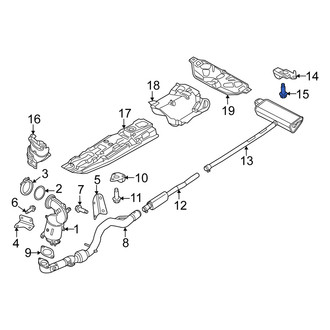 Fiat OE - Exhaust System Hanger Bolt