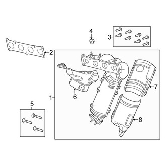 Fiat OE - Exhaust System - Exhaust Manifold (2.4L)