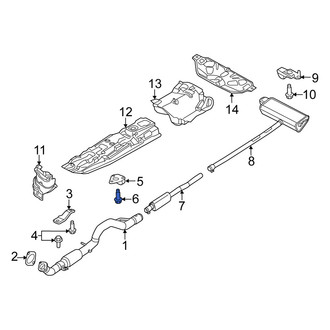 Fiat OE - Exhaust System Hanger Bolt