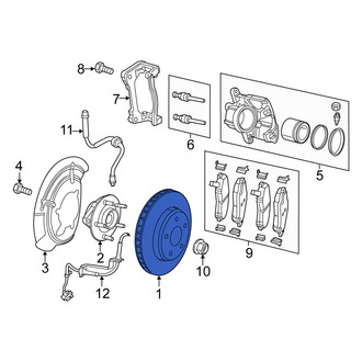 Fiat OE - Front Left Disc Brake Rotor