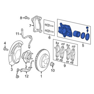 Fiat OE - Front Left Disc Brake Caliper