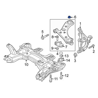 Fiat OE - Suspension Control Arm Nut