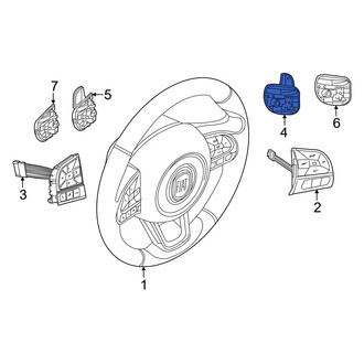 Fiat OE - Right Steering Wheel Radio Controls