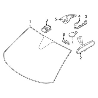 Fiat OE - Windshield - Glass