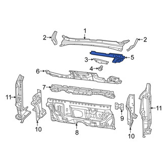 Fiat OE - Left Instrument Panel Air Bag Bracket