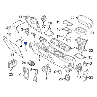 Fiat OE - Console Panel Screw