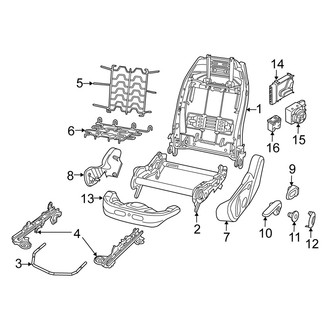 Fiat OE - Seats & Tracks - Tracks & Components (Driver Seat)
