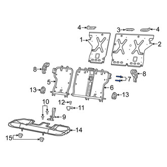 Fiat OE - Seat Belt Receptacle Bolt
