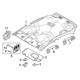 Fiat OE - Roof - Interior Trim (W/O Sunroof)