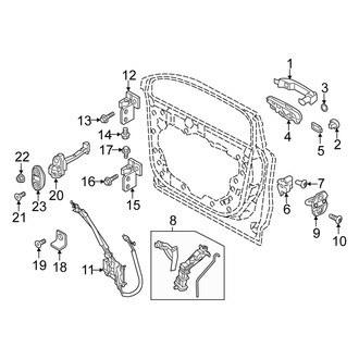 Fiat OE - Front Door - Lock & Hardware