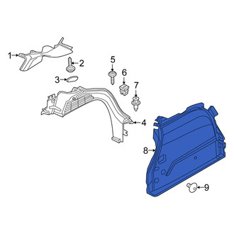 Fiat OE - Rear Right Interior Quarter Panel Trim Panel