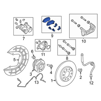 Fiat OE - Rear Disc Brake Pad Set