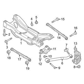 Fiat OE - Rear Suspension - Suspension Components (FWD)