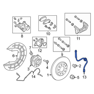 Fiat OE - Rear Brake Hydraulic Hose