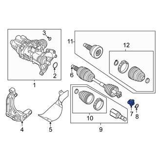 Fiat OE - Rear CV Joint Tripod