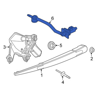 Fiat OE - Rear Back Glass Washer Nozzle