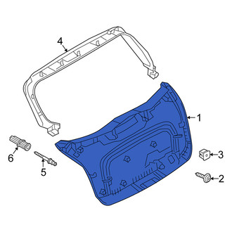 Fiat OE - Rear Lower Liftgate Trim