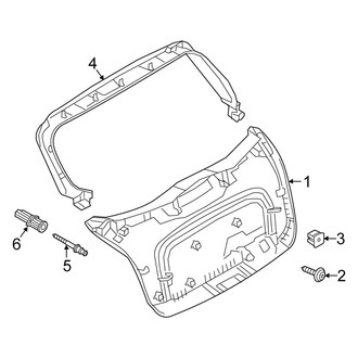 Fiat OE - Lift Gate - Interior Trim