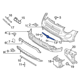 Fiat OE - Front Bumper Cover Emblem