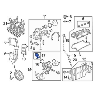 Fiat OE - Engine Oil Filter Housing Cover