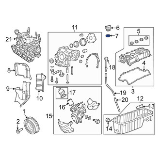 Fiat OE - Engine Oil Filler Cap O-Ring
