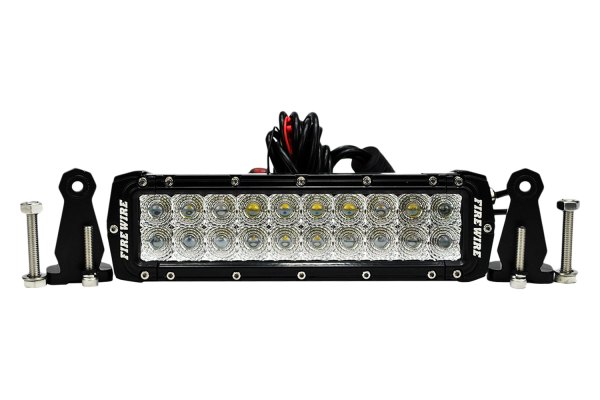 Firewire® - 10" 60W Dual Row Spot Beam LED Light Bar, Front View