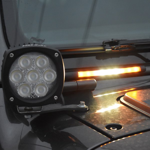 Firewire® - 6" Tape-On Mount Blue/White LED Safety Strobe Light