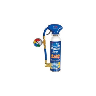 FJC® - Polar Ice™ R134a Refrigerant Plus with Refrigerant Oil & Extreme Cold Synthetic Performance Booster, 19 oz