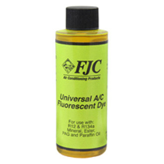 FJC® - 4 oz. R-12, R-134a A/C Fluorescent Leak Detection Dye