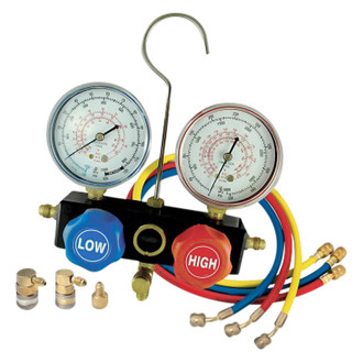 FJC® - Aluminum Dual Manifold Gauge Set