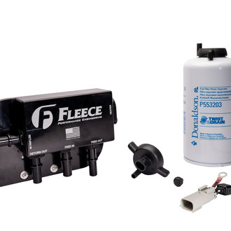Fleece Performance Engineering® - Under Bed Fuel Filter Assembly