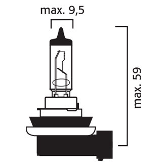 Flosser® 191219 - Longlife Halogen Bulb (H16)