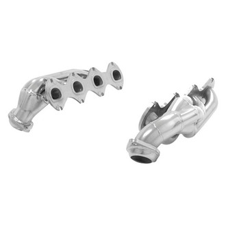 Flowmaster® - Scavenger Series Elite Block Hugger Style Stainless Steel Silver Ceramic Coated Short Tube Exhaust Headers
