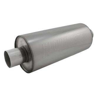 Flowmaster® - dBX Series™ Stainless Steel Round Laminar Flow Gray Exhaust Muffler