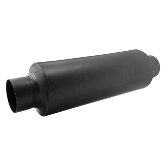 Flowmaster® - Pro Series™ Stainless Steel Round Laminar Flow Black Exhaust Muffler