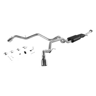 Flowmaster® - American Thunder™ Aluminized Steel Cat-Back Exhaust System with Split Side Exit