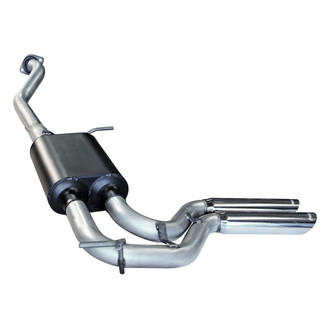 Flowmaster® - American Thunder™ Aluminized Steel Cat-Back Exhaust System with Dual Side Exit