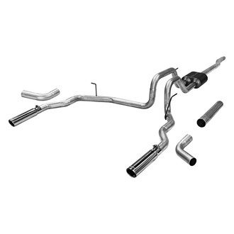 Flowmaster® - American Thunder™ Aluminized Steel Cat-Back Exhaust System with Split Rear/Side Exit