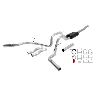 Flowmaster® - Force II™ Aluminized Steel Cat-Back Exhaust System with Split Rear/Side Exit