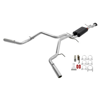 Flowmaster® - American Thunder™ Aluminized Steel Cat-Back Exhaust System with Split Side Exit