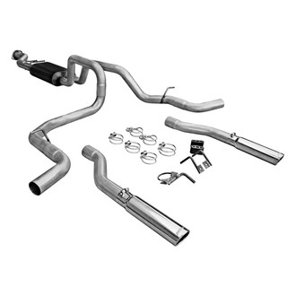Flowmaster® - American Thunder™ Aluminized Steel Cat-Back Exhaust System with Split Rear/Side Exit