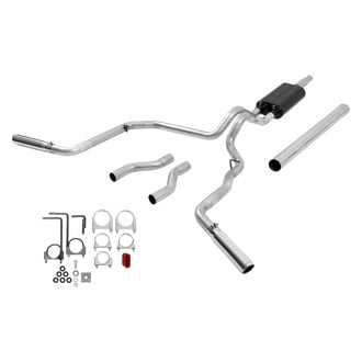 Flowmaster® - American Thunder™ Aluminized Steel Cat-Back Exhaust System with Split Rear/Side Exit