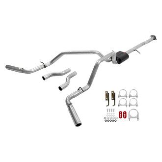 Flowmaster® - American Thunder™ Aluminized Steel Cat-Back Exhaust System with Split Rear/Side Exit
