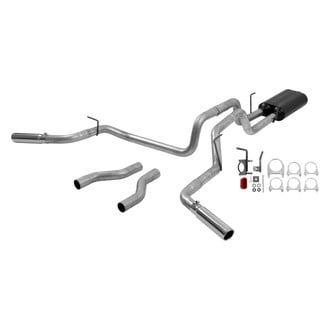 Flowmaster® - American Thunder™ Aluminized Steel Cat-Back Exhaust System with Split Rear/Side Exit