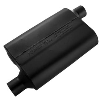 Flowmaster® - 40 Series Delta Force™ Aluminized Steel Oval Black Exhaust Muffler