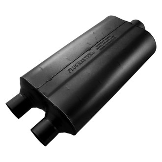 Flowmaster® - Super 50 Series Delta Flow™ Aluminized Steel Oval Performance (SUV) Black Exhaust Muffler